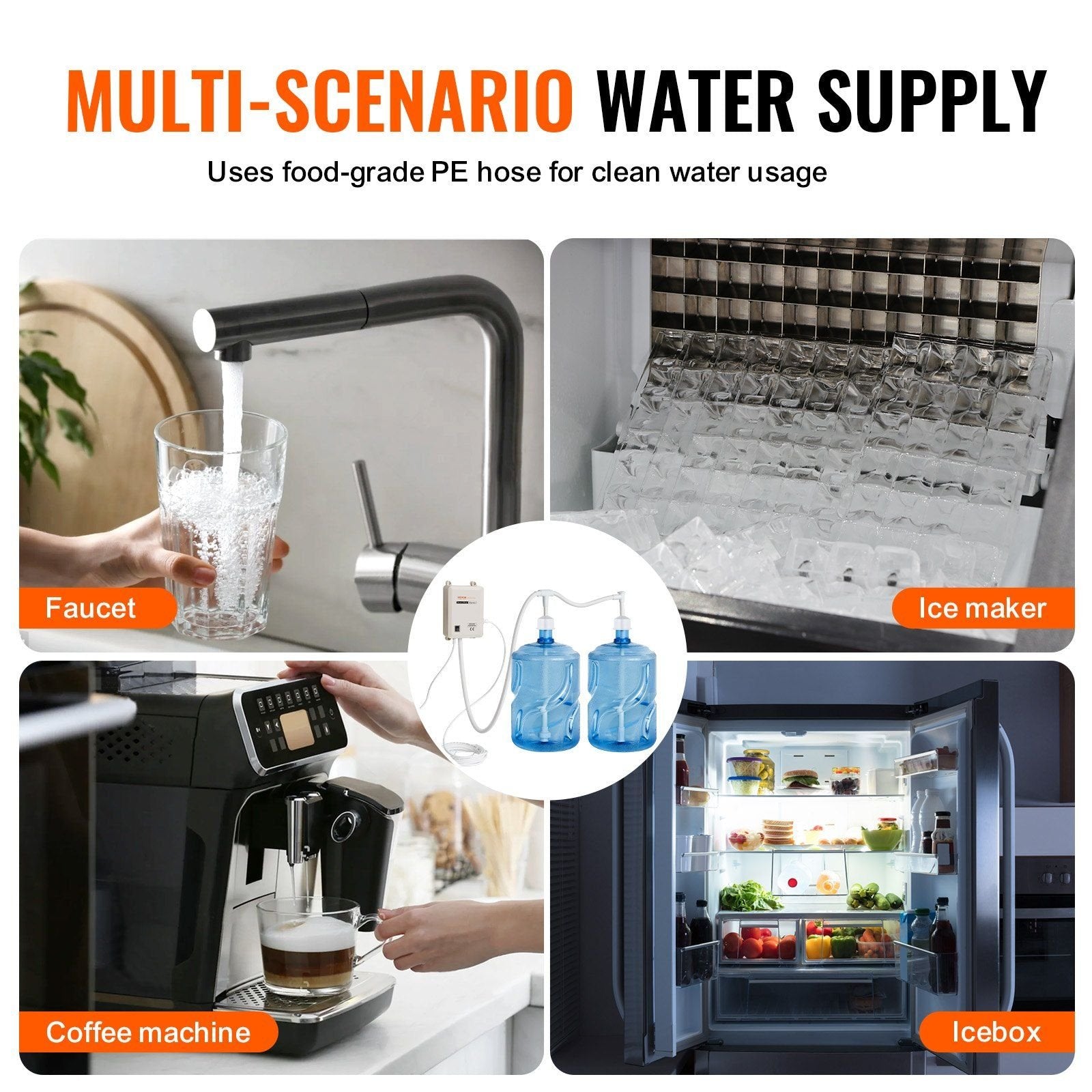 120V AC Bottled Water Dispensing Pump – Replaces Bunn Flojet