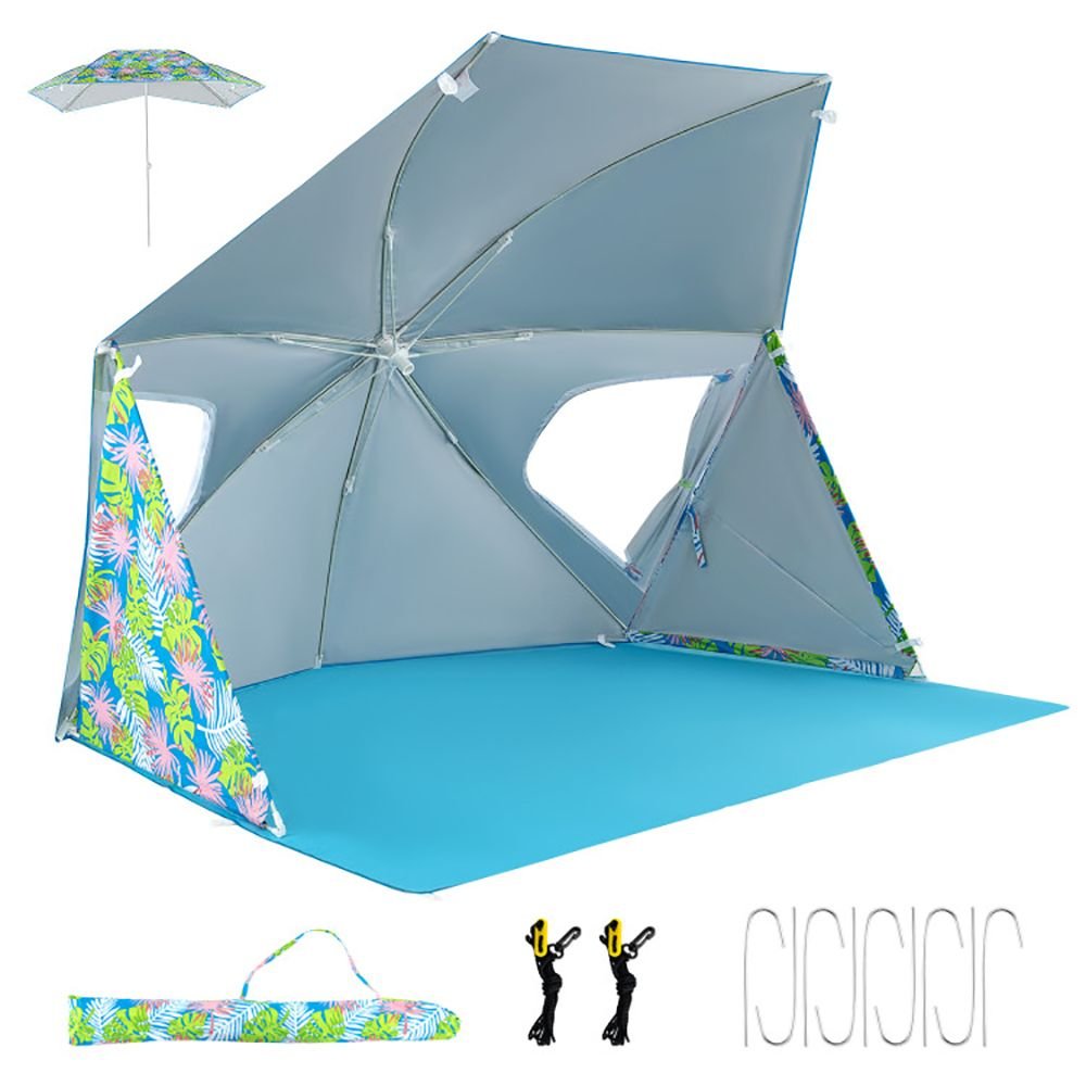 UPF 50+ Sun Protection Beach Umbrella Tent – Includes 1PC with Portable Carrying Bag