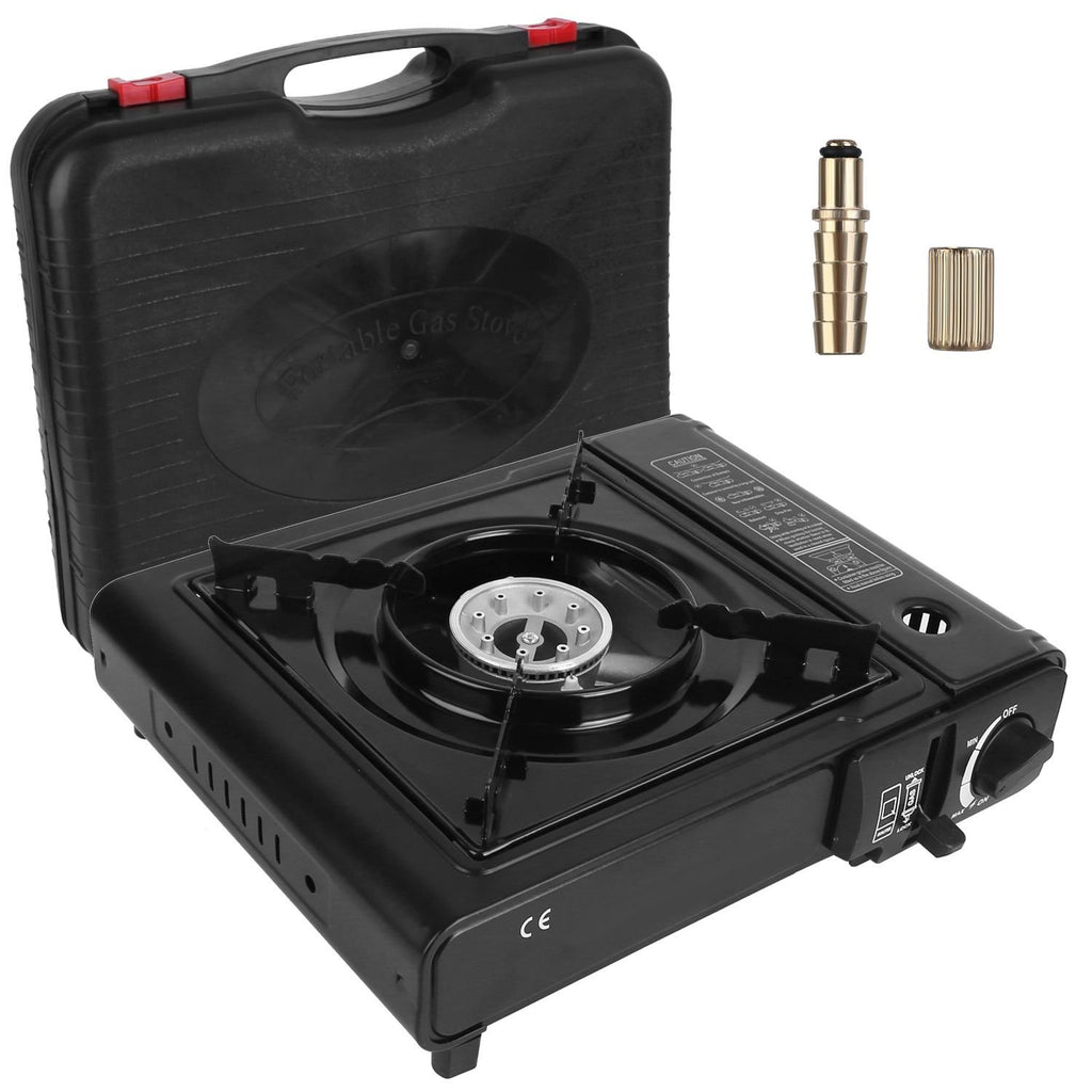 3300W Portable Camping Stove û Dual Fuel Single Burner with Piezo Ignition