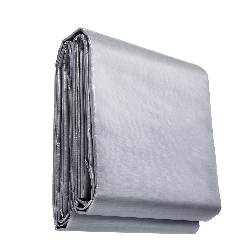 VEVOR 16x20ft Waterproof Tarp – 10 Mil Poly with Reinforced Grommets, Tear & UV Resistant