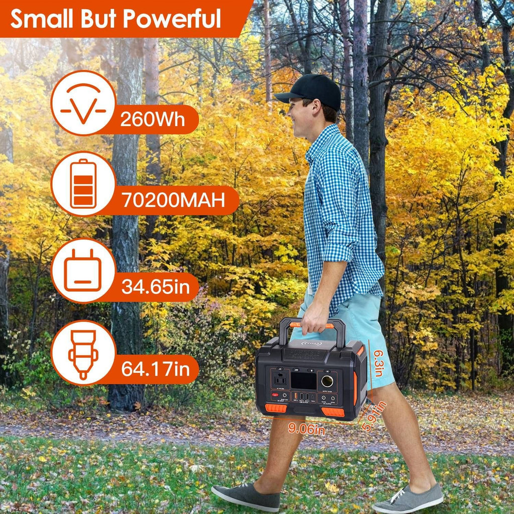 300W Portable Power Station, Solar Generator