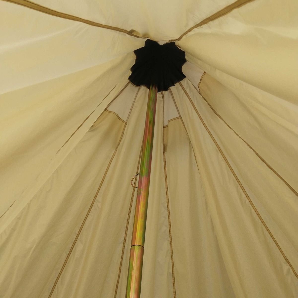16.5' Large Teepee Bell Tent û 10-Person Waterproof Four-Season Family Tent