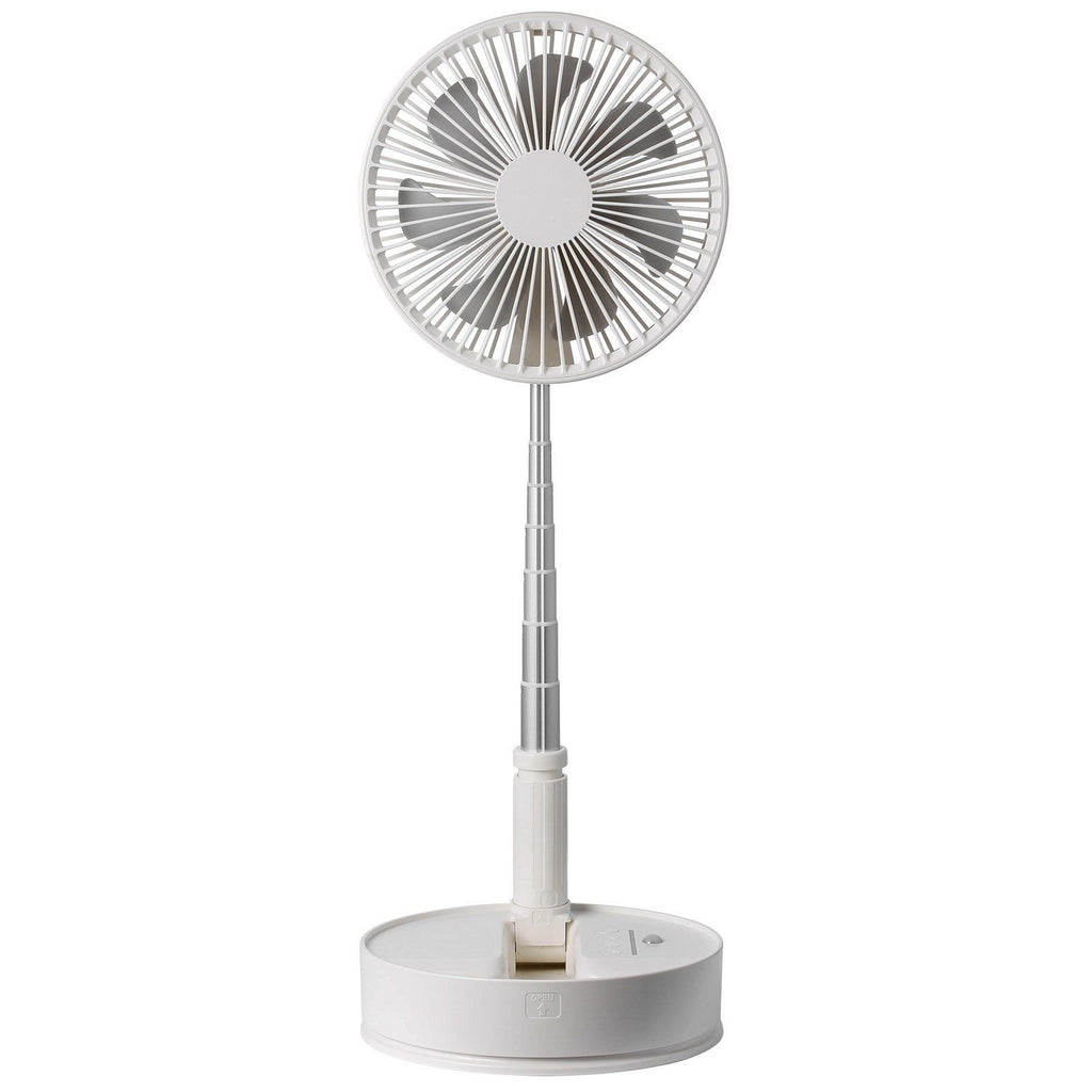 VEVOR 8" Foldable Oscillating Standing Fan – Remote Control, 4 Speeds, 7200mAh Rechargeable USB, Quiet Portable Fan for Bedroom & Travel