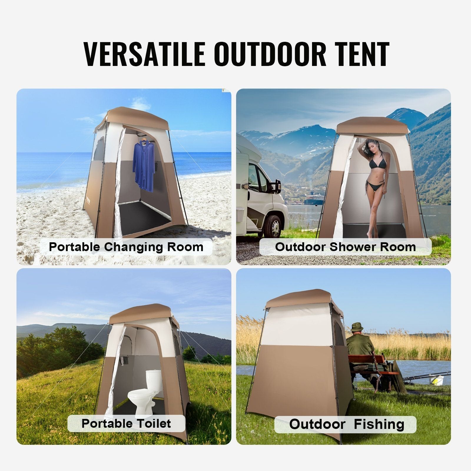 VEVOR Camping Shower Tent