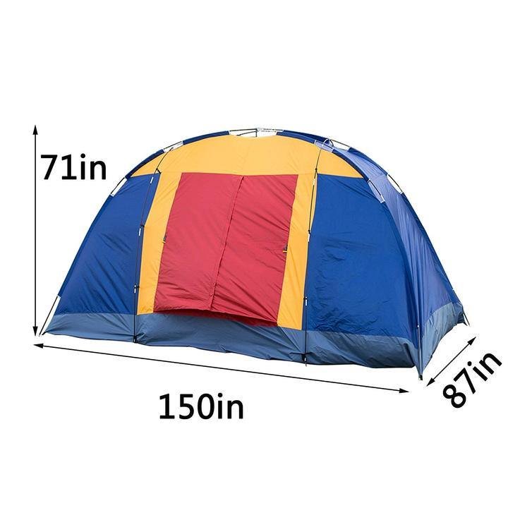 Bosonshop 8-Person Easy Setup Camping Tent with Carry Bag