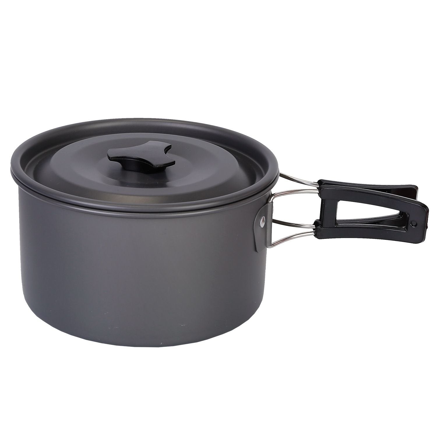 12-Piece Camping Cookware Set – Pot, Pan, Stove & Utensils