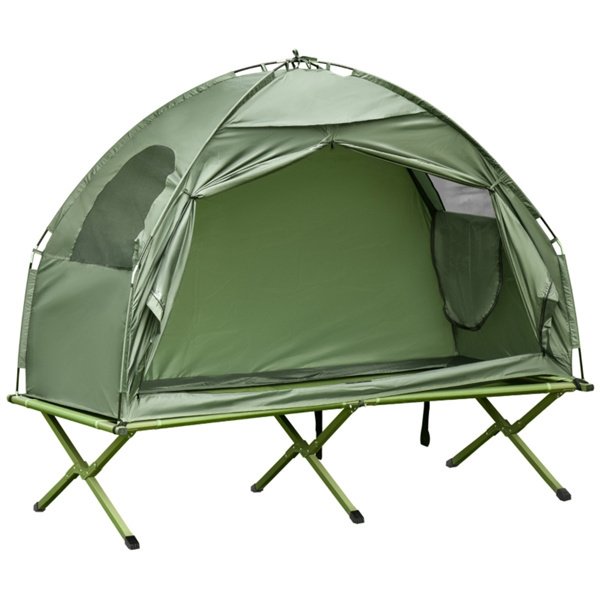 30" x 76" Foldable Cot with Tent, No Air Mattress