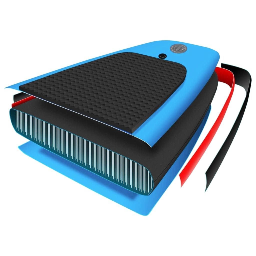 Inflatable Stand-Up Paddleboard Set – 10.5 ft. All-Around SUP with Paddle, Pump, Leash & Carry Bag (Blue)