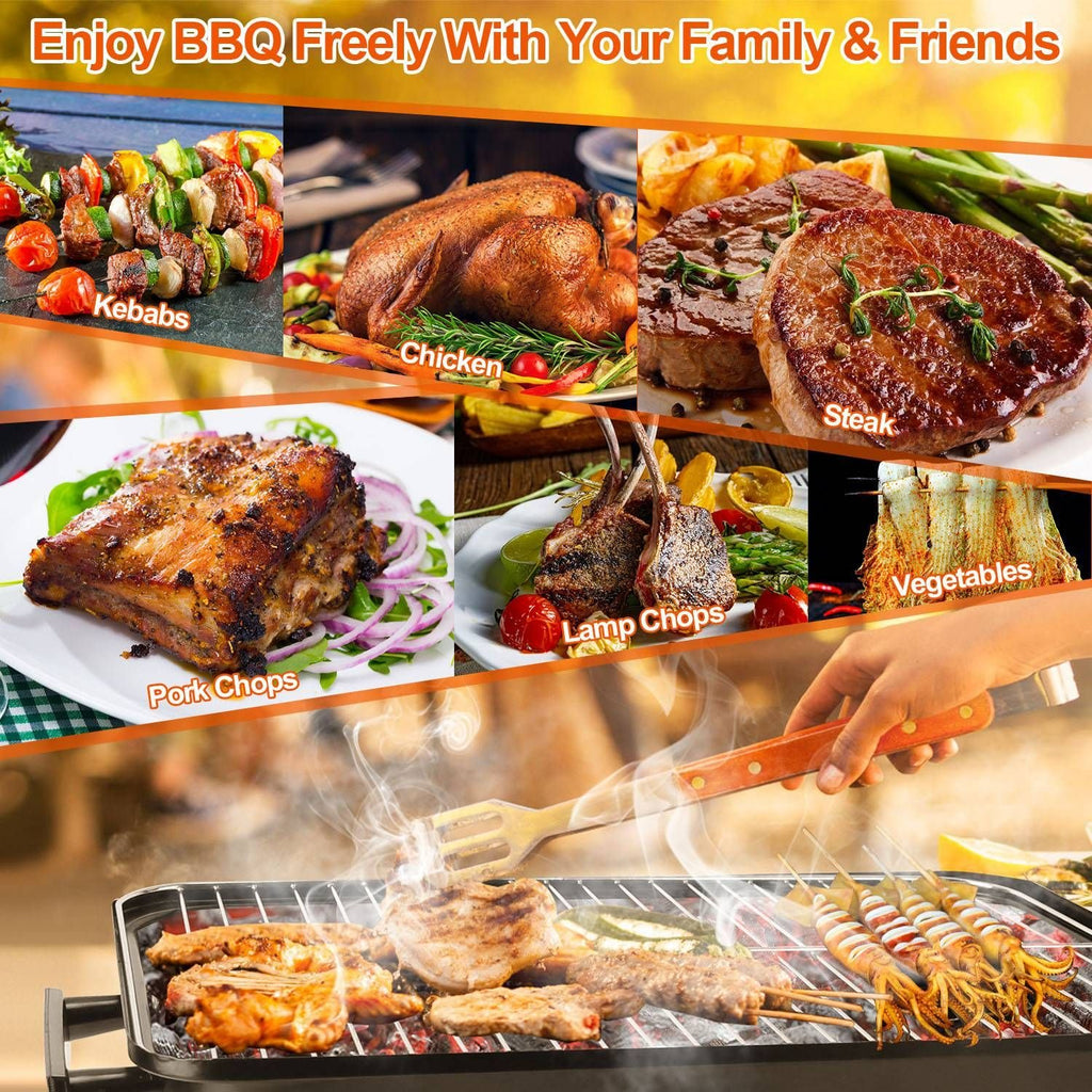 Portable Charcoal Grill Outdoor Tabletop Grill