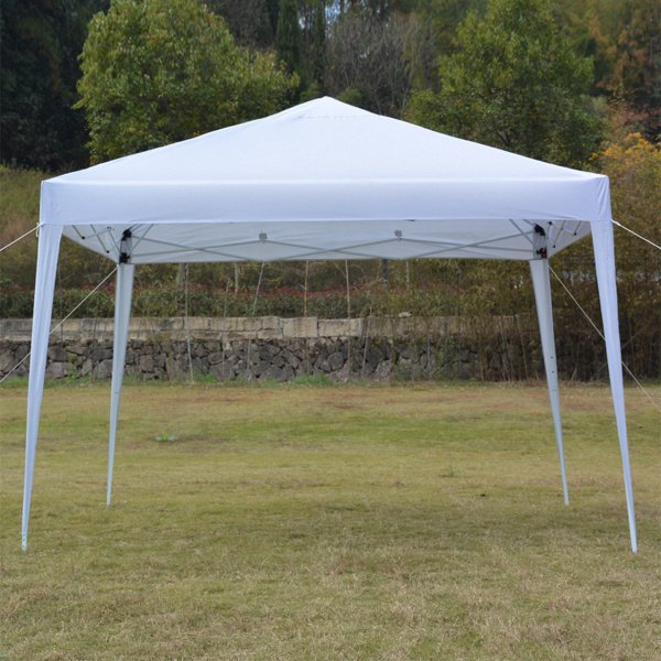 3 x 3m Practical Waterproof Folding Tent, White