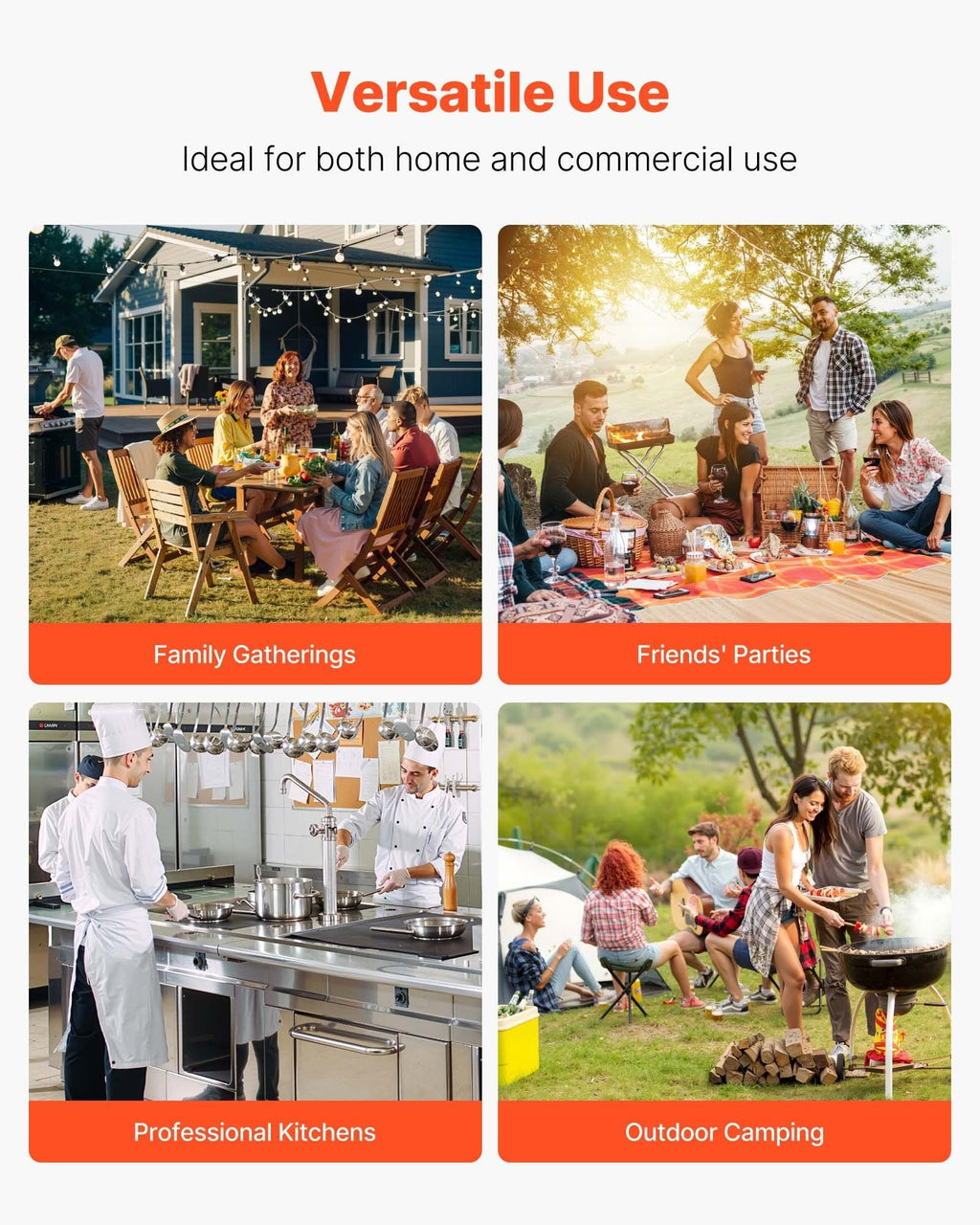 4-Piece BBQ Grilling Tool Set û Stainless Steel Accessories