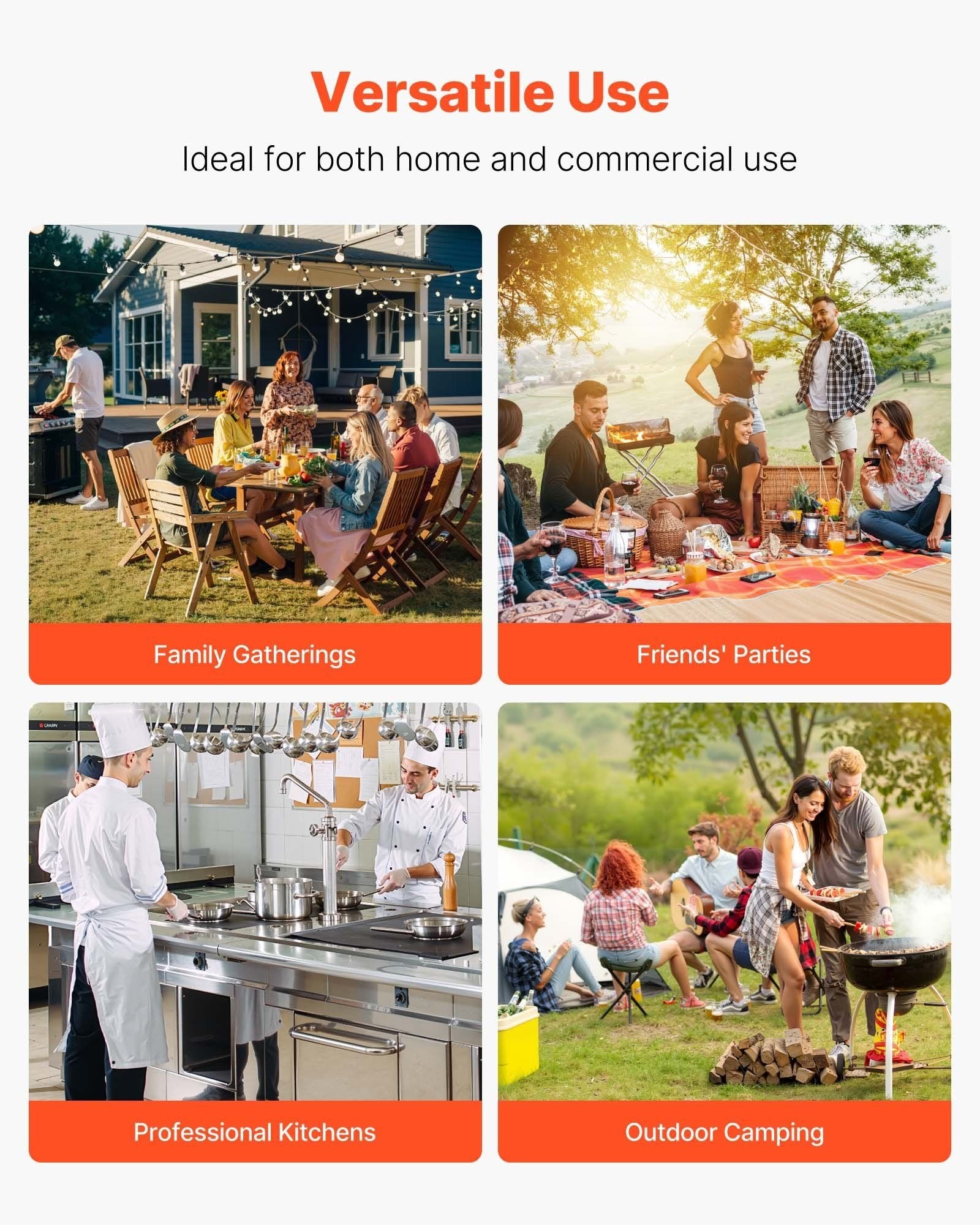 4-Piece BBQ Grilling Tool Set û Stainless Steel Accessories