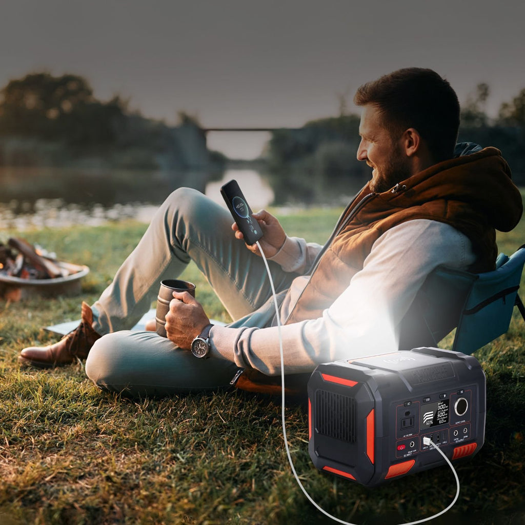 300W Portable Power Station, Solar Generator