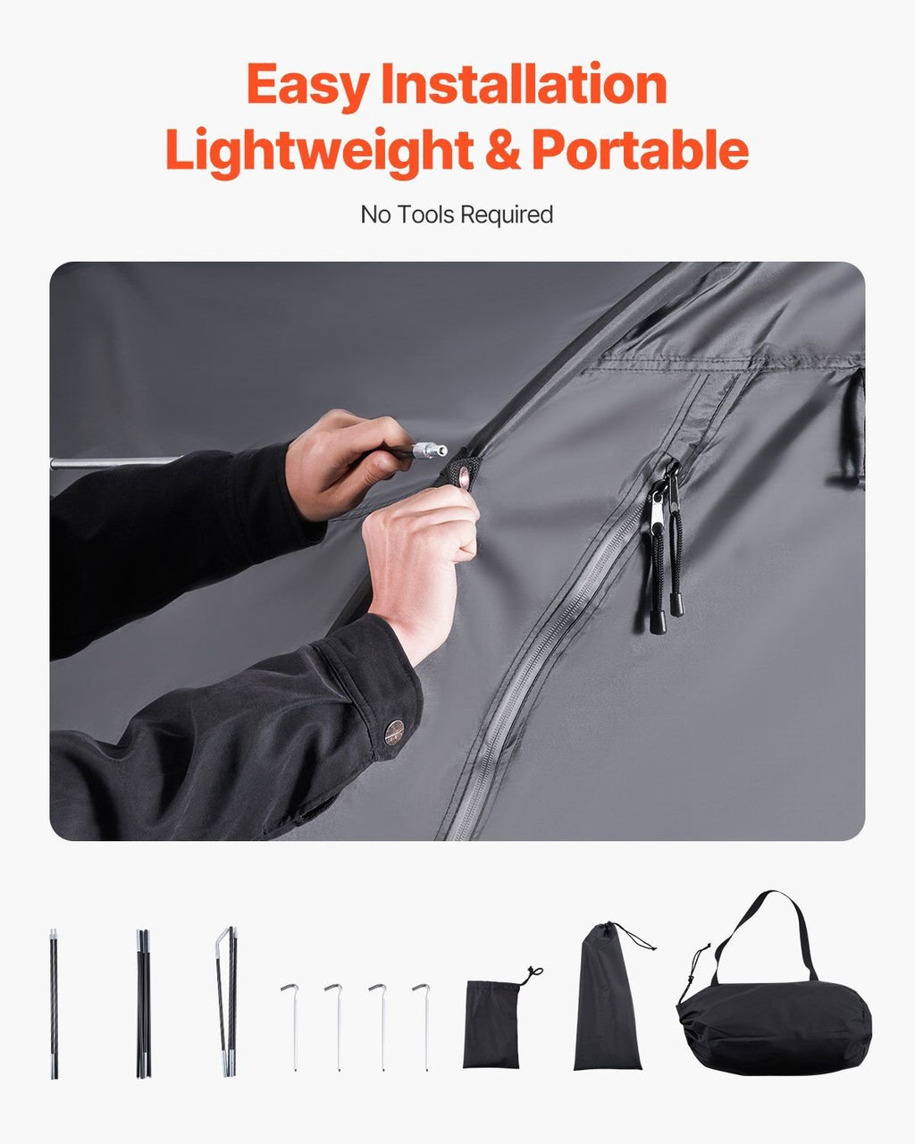 Outdoor Bike Storage Tent û Dual-Door Shelter for 4û5 Bikes