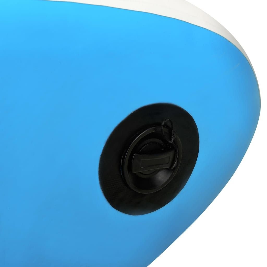 Inflatable Stand-Up Paddleboard Set – 10.5 ft. All-Around SUP with Paddle, Pump, Leash & Carry Bag (Blue)