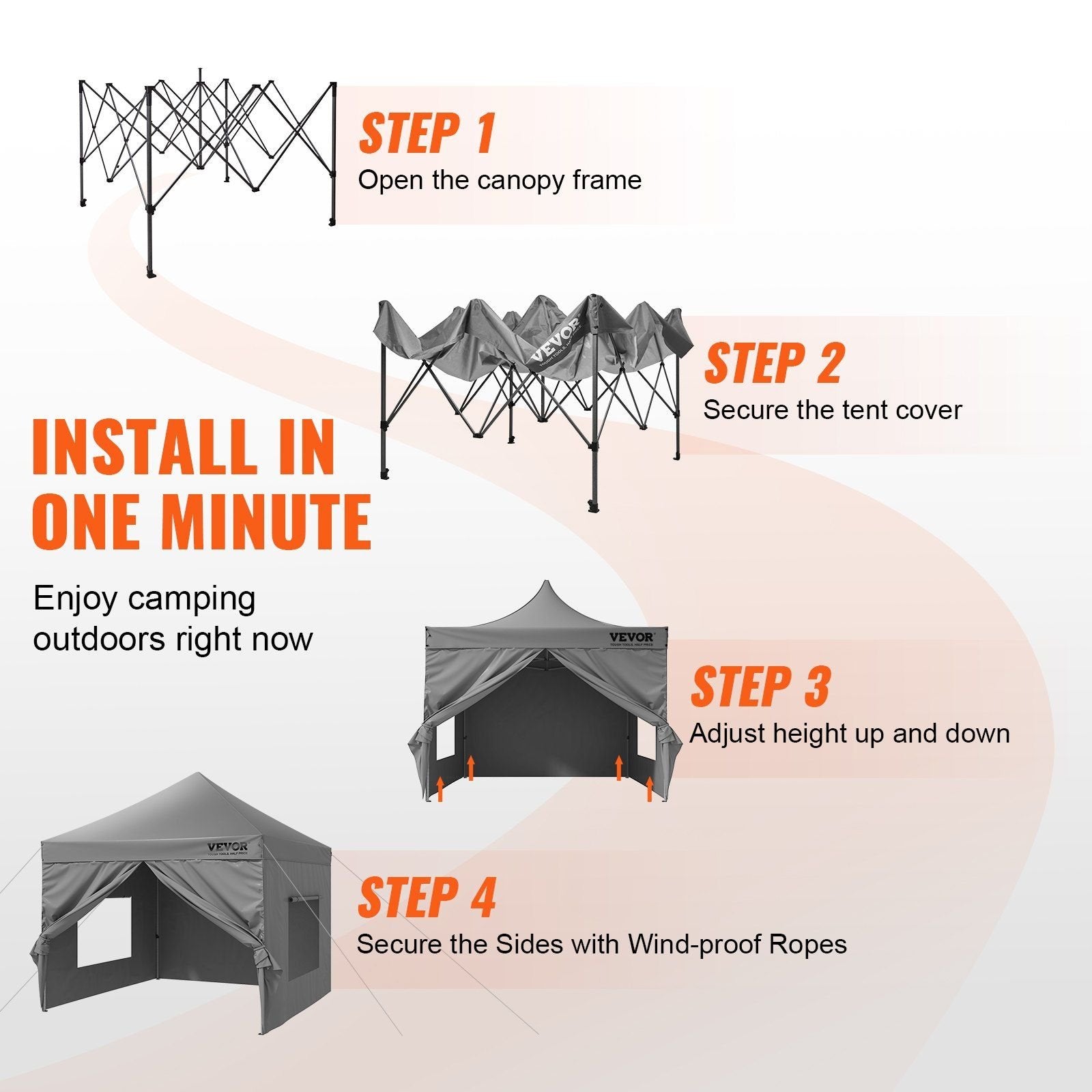 10x10 FT Pop Up Canopy