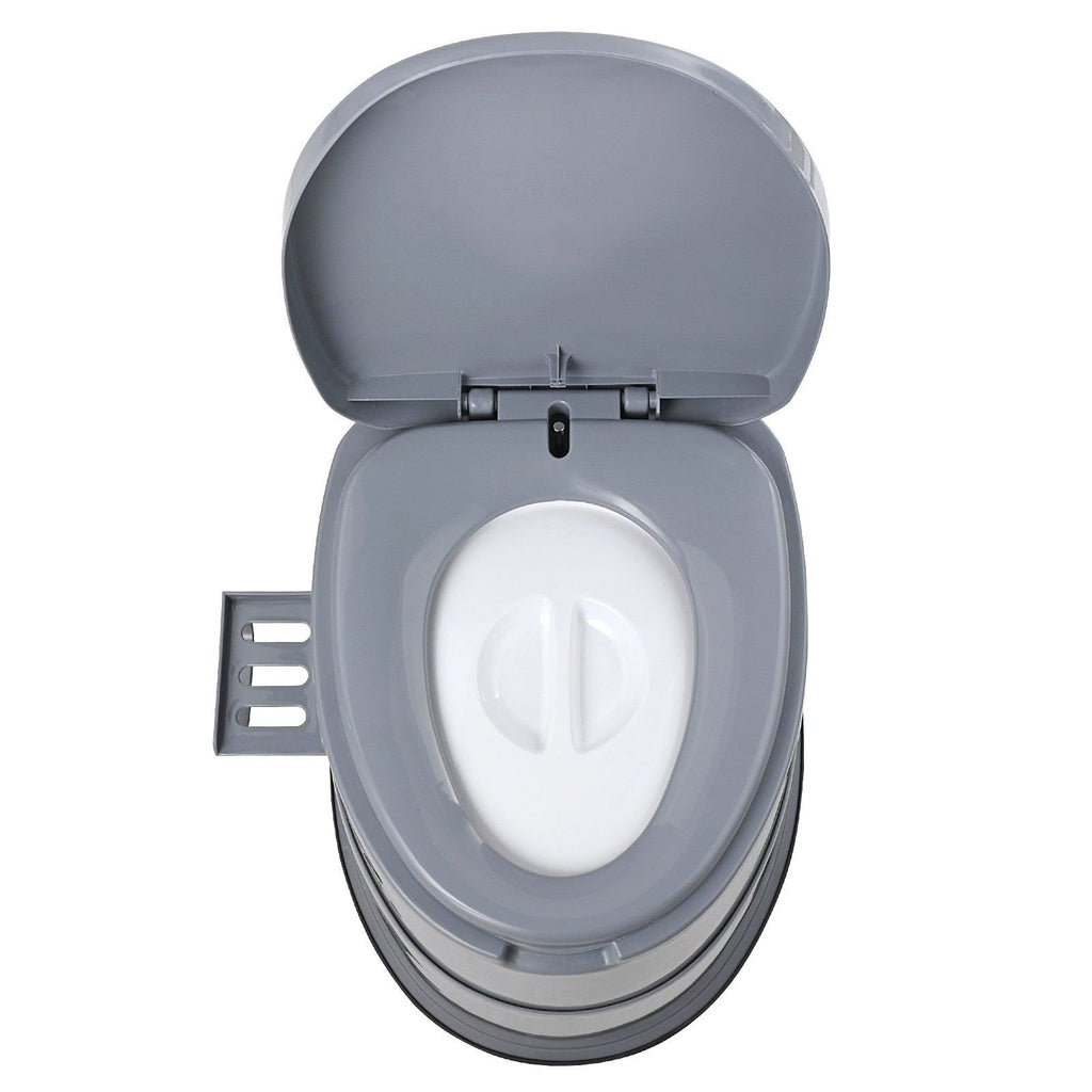 VEVOR Portable Toilet for Camping - Detachable Inner Bucket & Removable Paper Holder