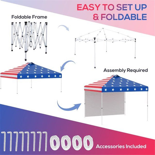 10' x 10' Camping Tent Foldable Gazebo, USA