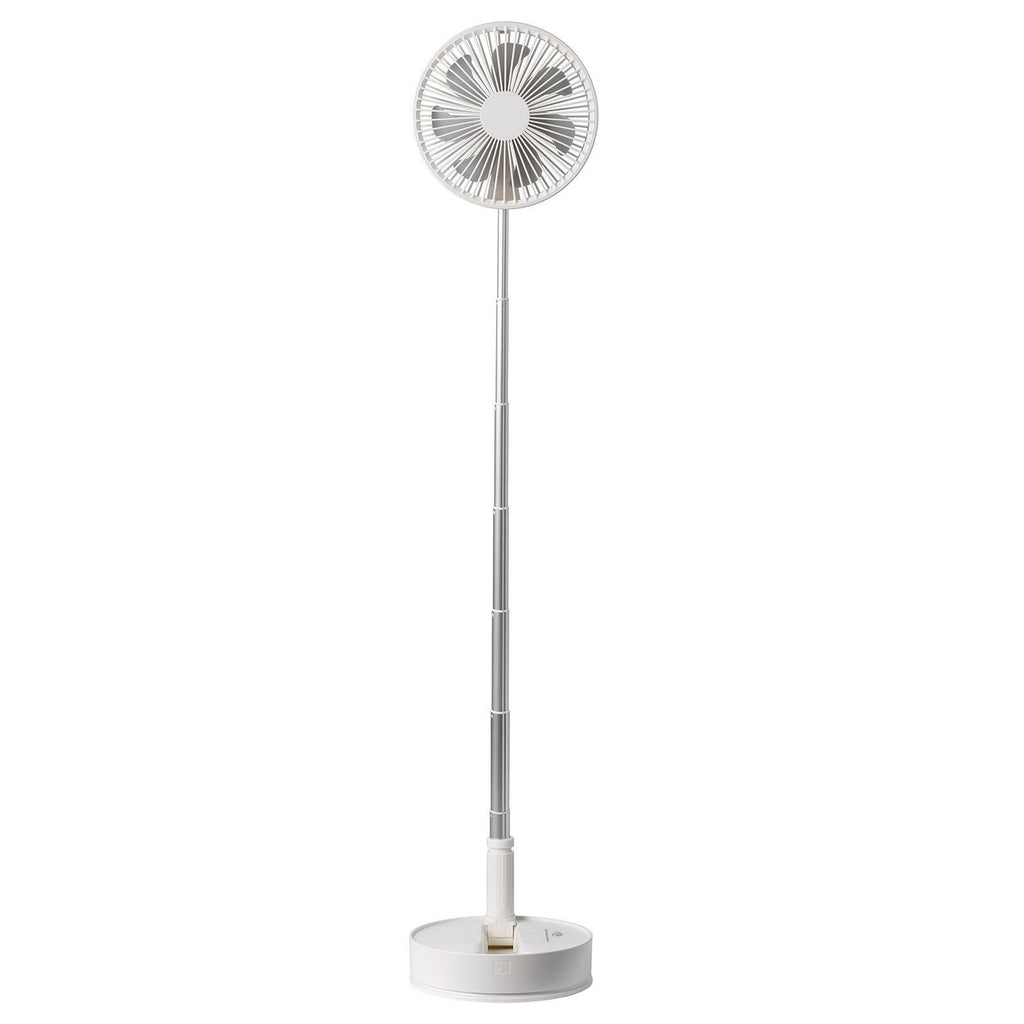 VEVOR 8" Foldable Oscillating Standing Fan – Remote Control, 4 Speeds, 7200mAh Rechargeable USB, Quiet Portable Fan for Bedroom & Travel
