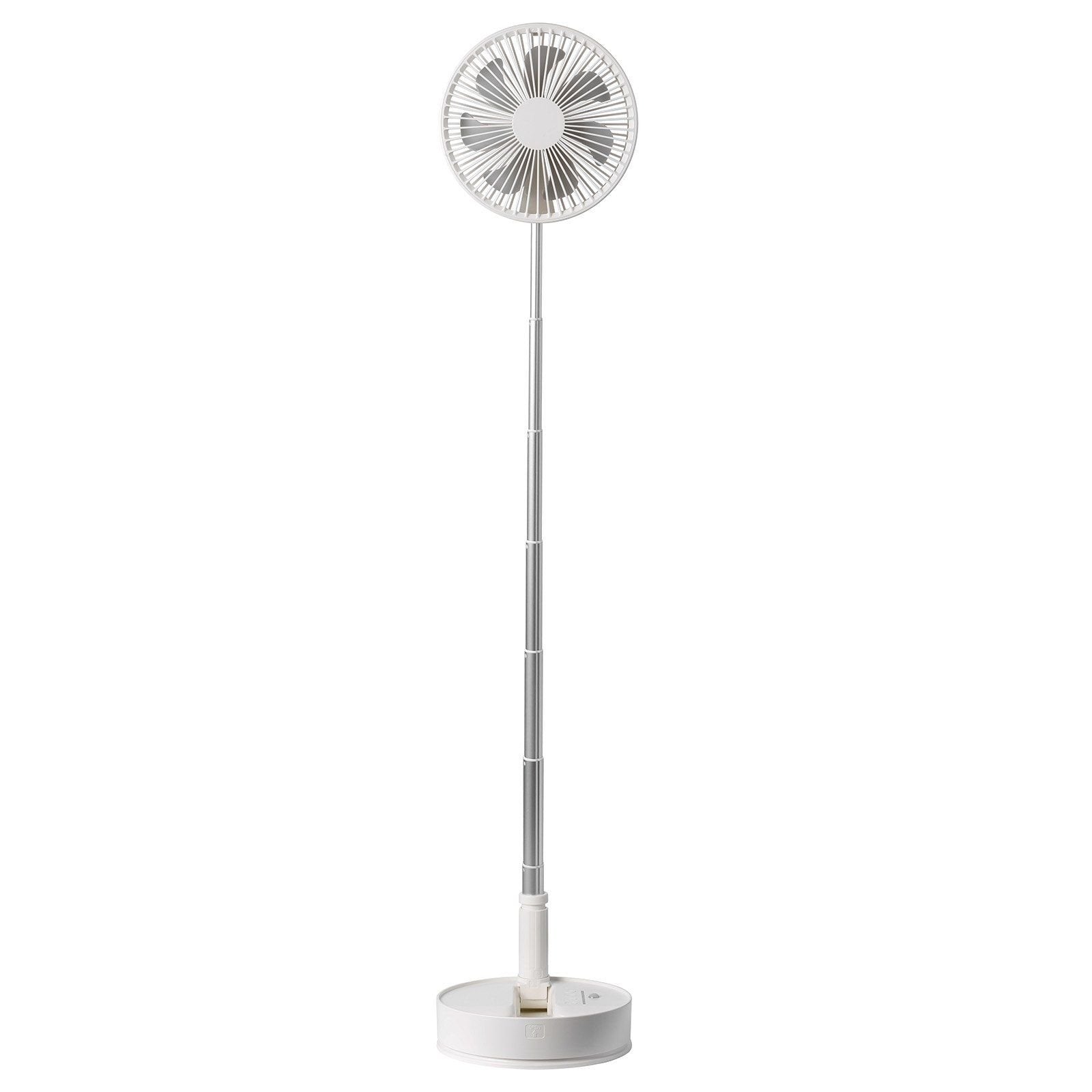 VEVOR 8" Foldable Oscillating Standing Fan – Remote Control, 4 Speeds, 7200mAh Rechargeable USB, Quiet Portable Fan for Bedroom & Travel