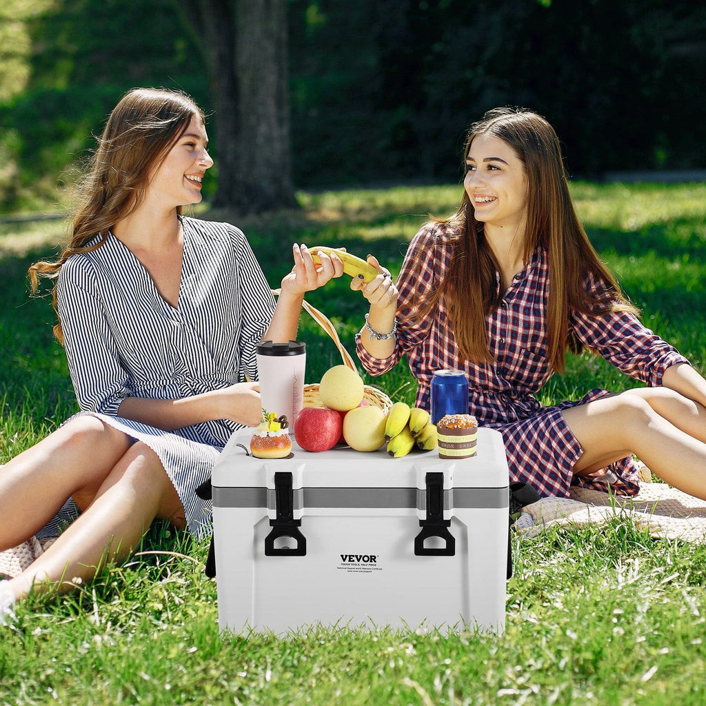 26 QT Portable Insulated Hard Cooler û 38-Can Capacity with Carry Handles & Strap