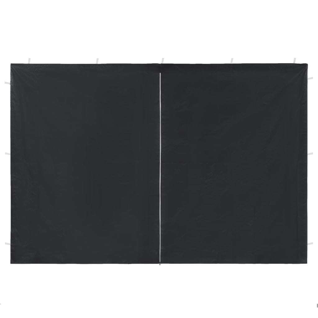 Party Tent Sidewall 2 pcs with Zipper PE