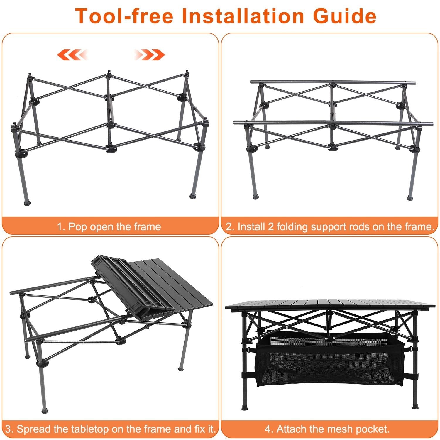 Folding Camping Table Portable