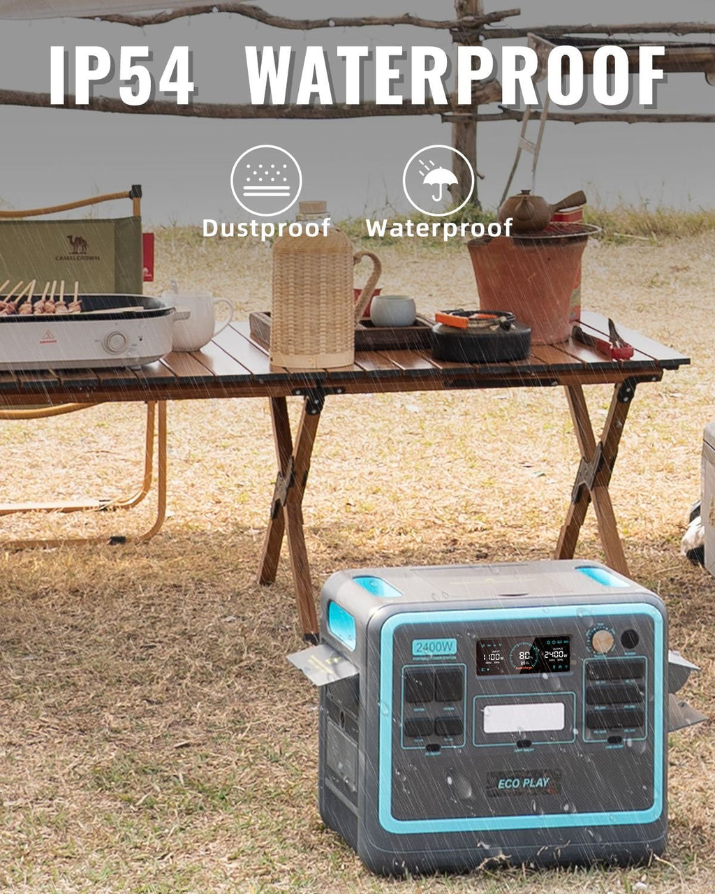 ECO PLAY - 2048W Portable Power Station