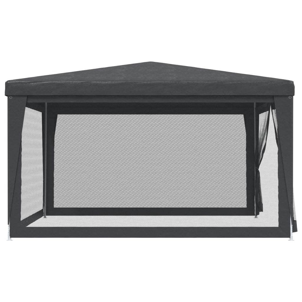 Party Tent with 4 Mesh Sidewalls