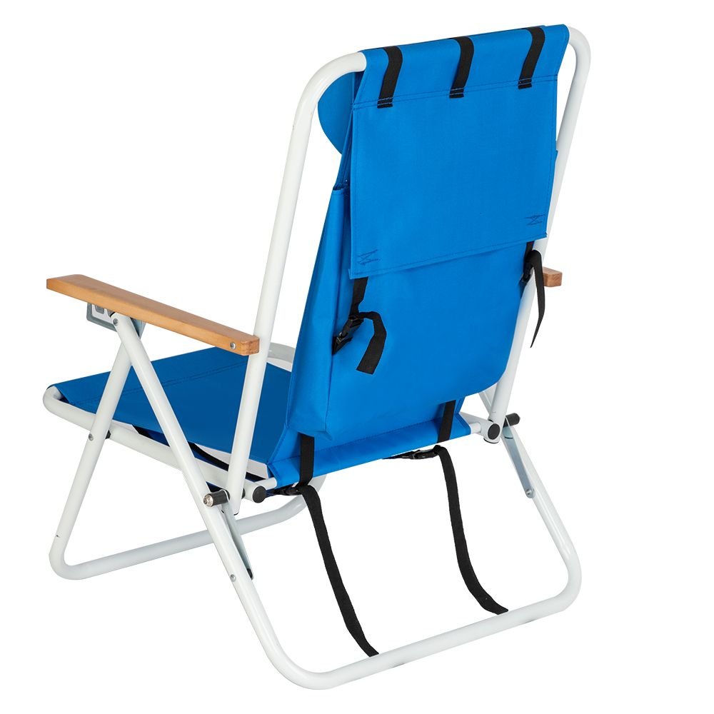 Backpack Beach Chair û Folding Portable Camping Chair (Blue)