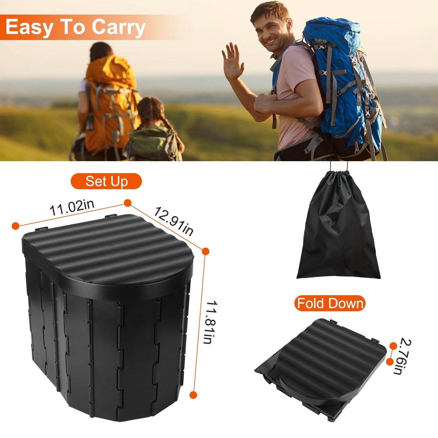 Portable / Foldable Porta Potty