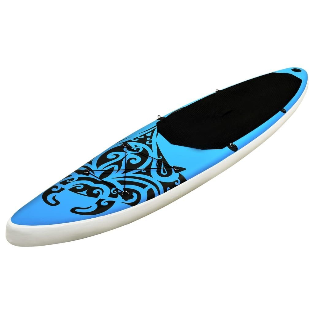 Inflatable Stand-Up Paddleboard Set – 10.5 ft. All-Around SUP with Paddle, Pump, Leash & Carry Bag (Blue)