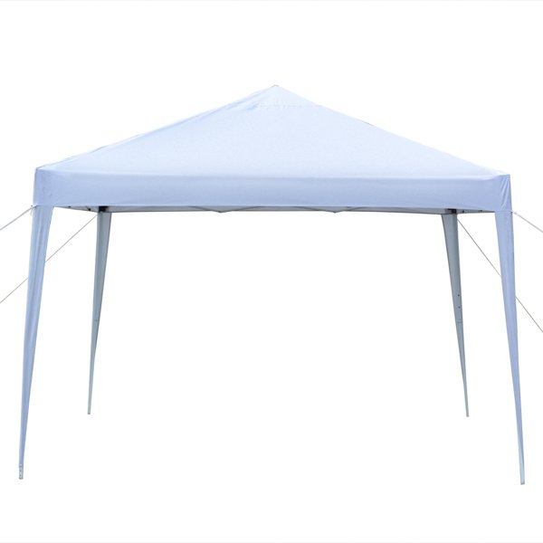 3 x 3m Practical Waterproof Folding Tent, White