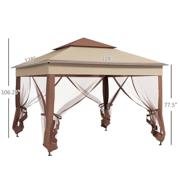12' x 12' Foldable Pop-Up Canopy Party Tent/Gazebo