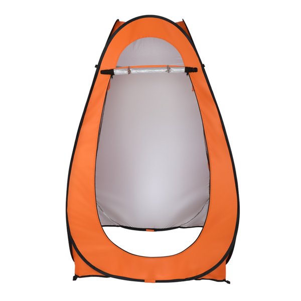 1 & 2 Person Pop-Up Toilet & Shower Tent û Portable Camping Changing Shelter (Orange)