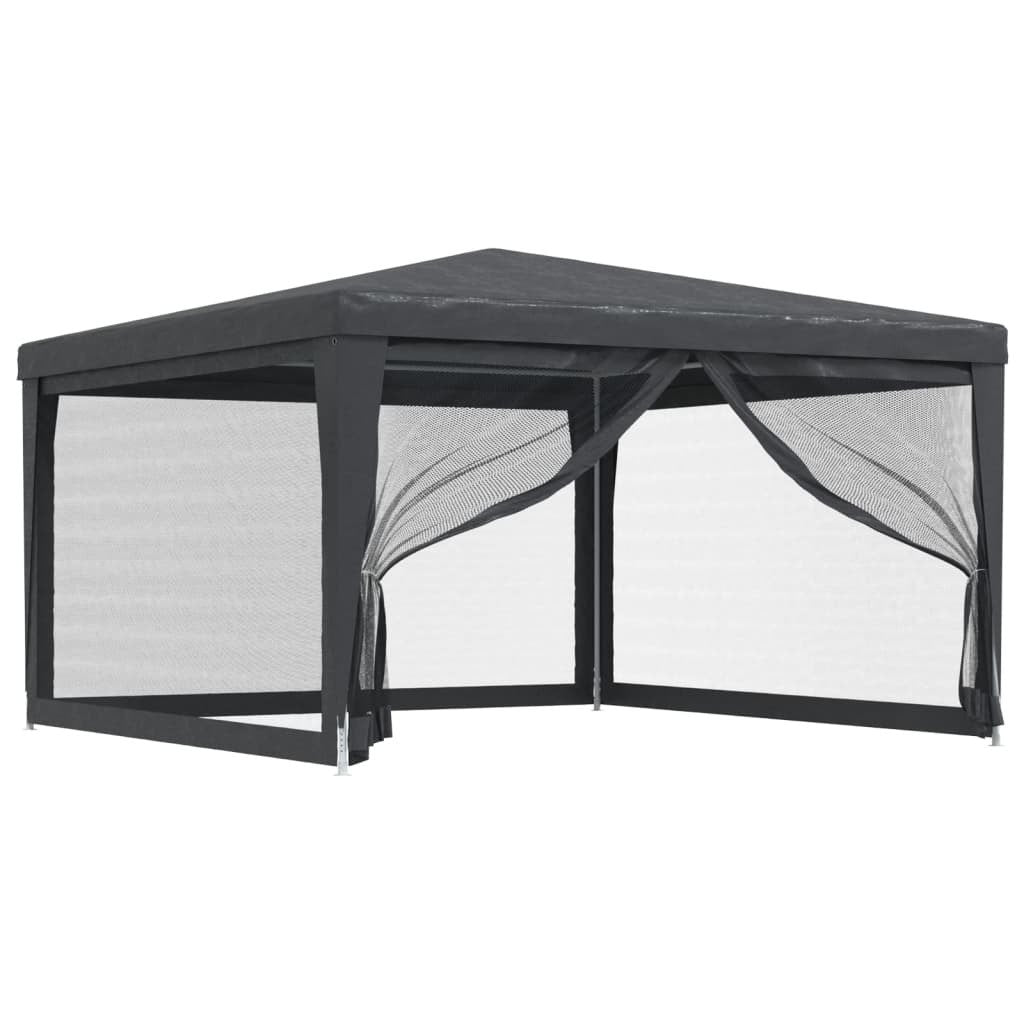 Party Tent with 4 Mesh Sidewalls