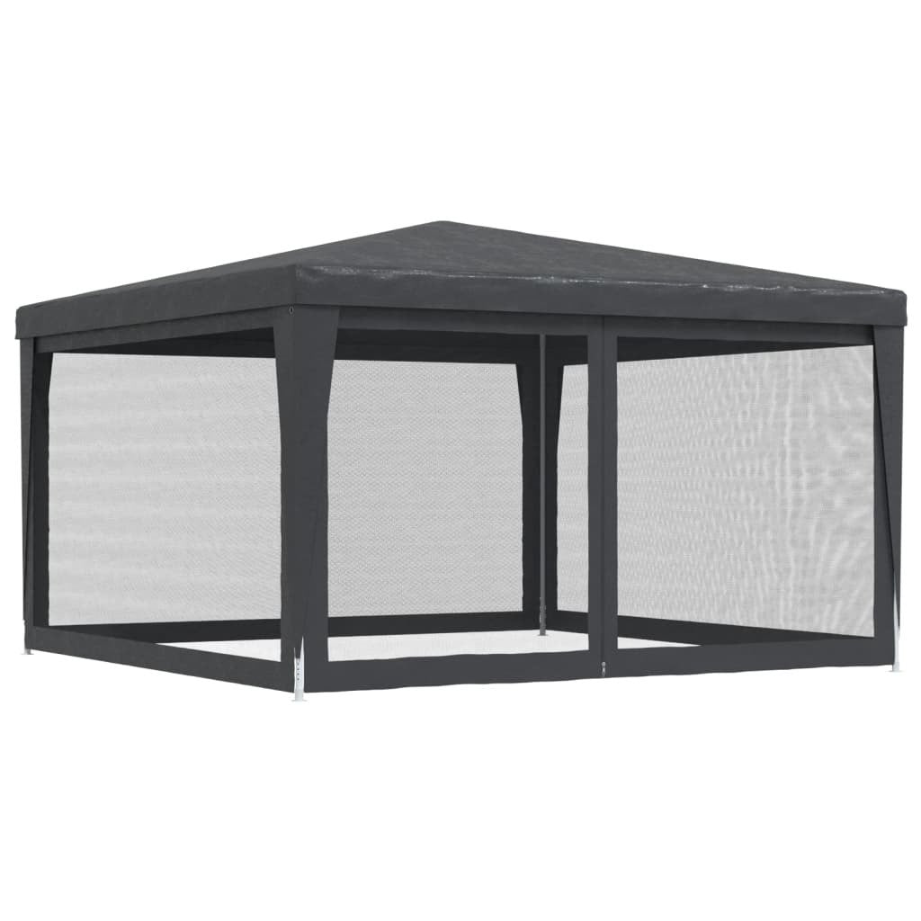 Party Tent with 4 Mesh Sidewalls