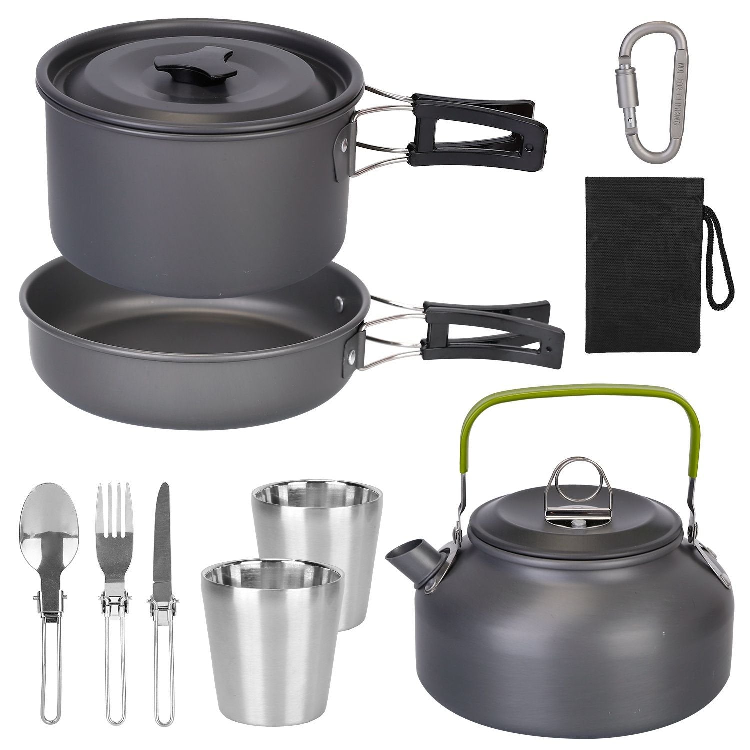 12Pcs Camping Cookware Set