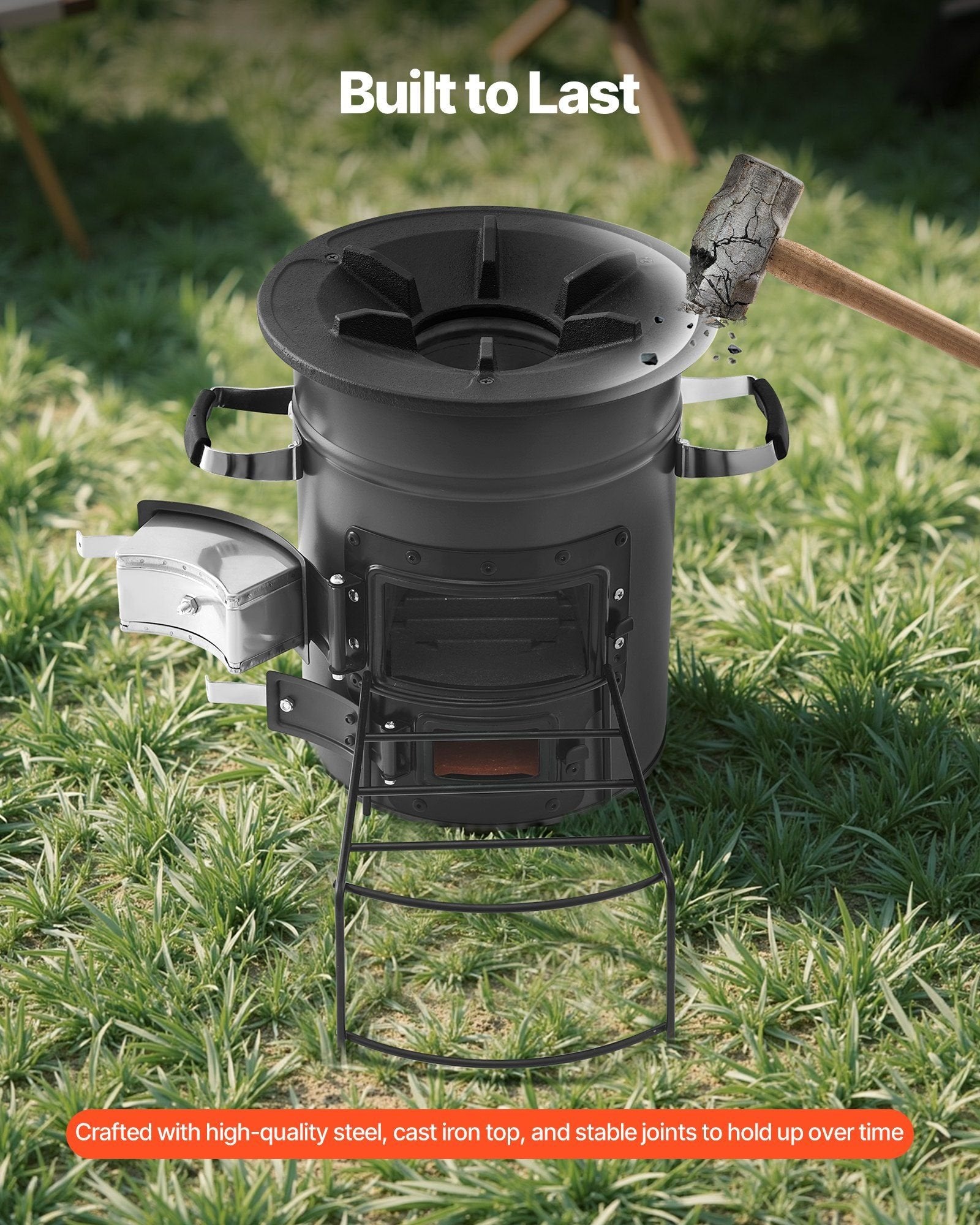 Portable Rocket Stove û Wood-Burning Camping Stove with Carry Bag