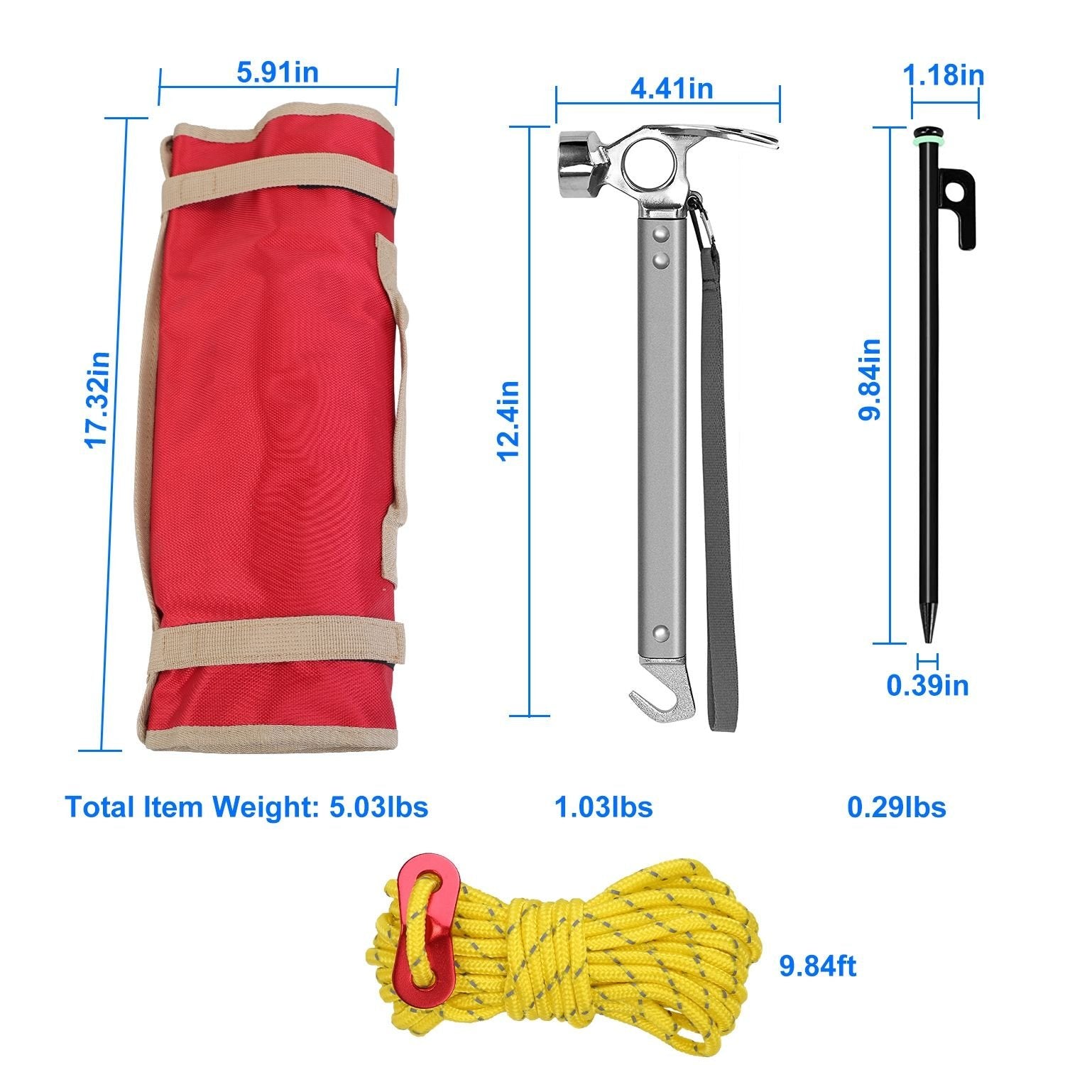 Tent Stakes Accessories Kit