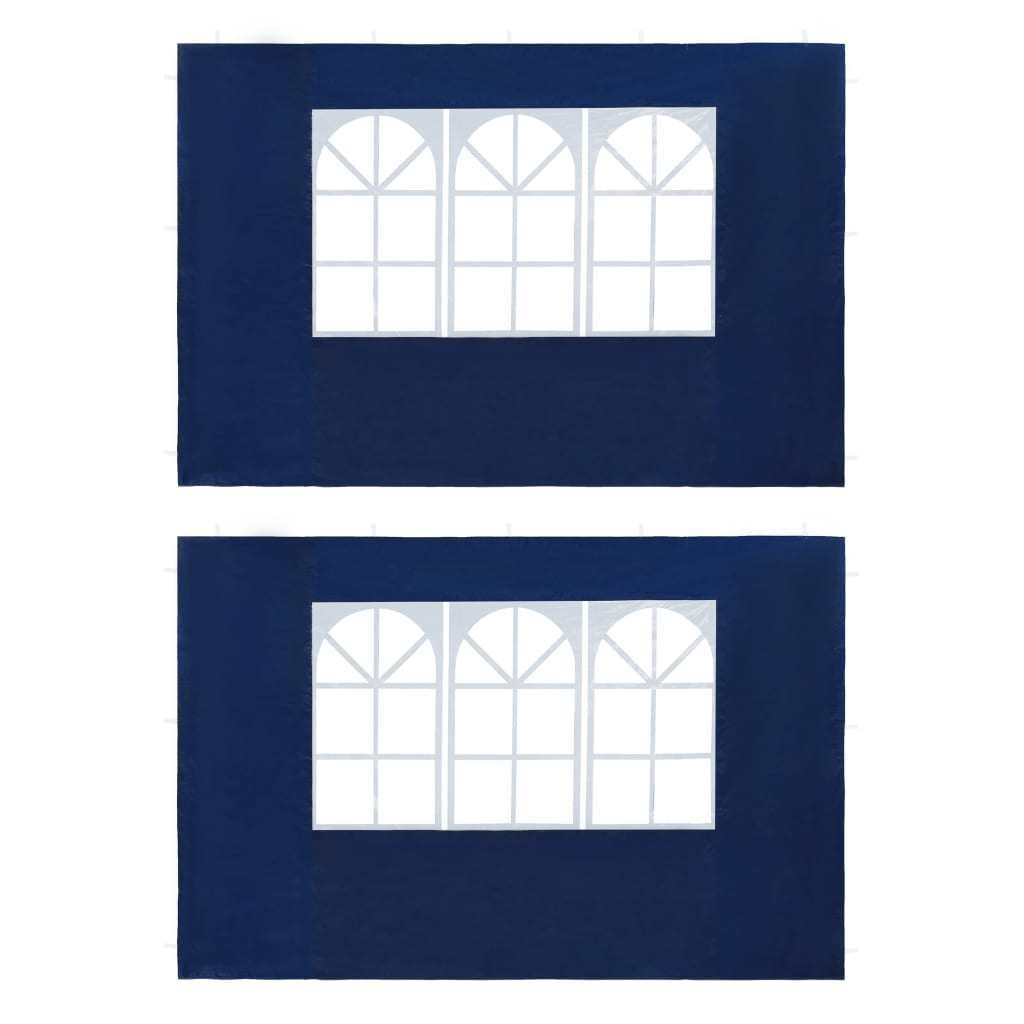 Party Tent Sidewall 2 pcs with Window PE