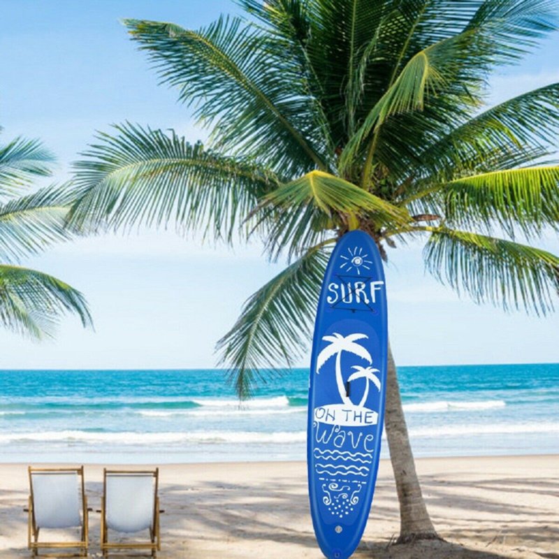 Inflatable Stand Up Paddle Board – Adjustable SUP with Paddle, Pump, Backpack & Safety Leash (Blue)