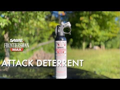 SABRE Frontiersman MAX Bear & Mountain Lion Spray – Maximum Strength Wildlife Defense