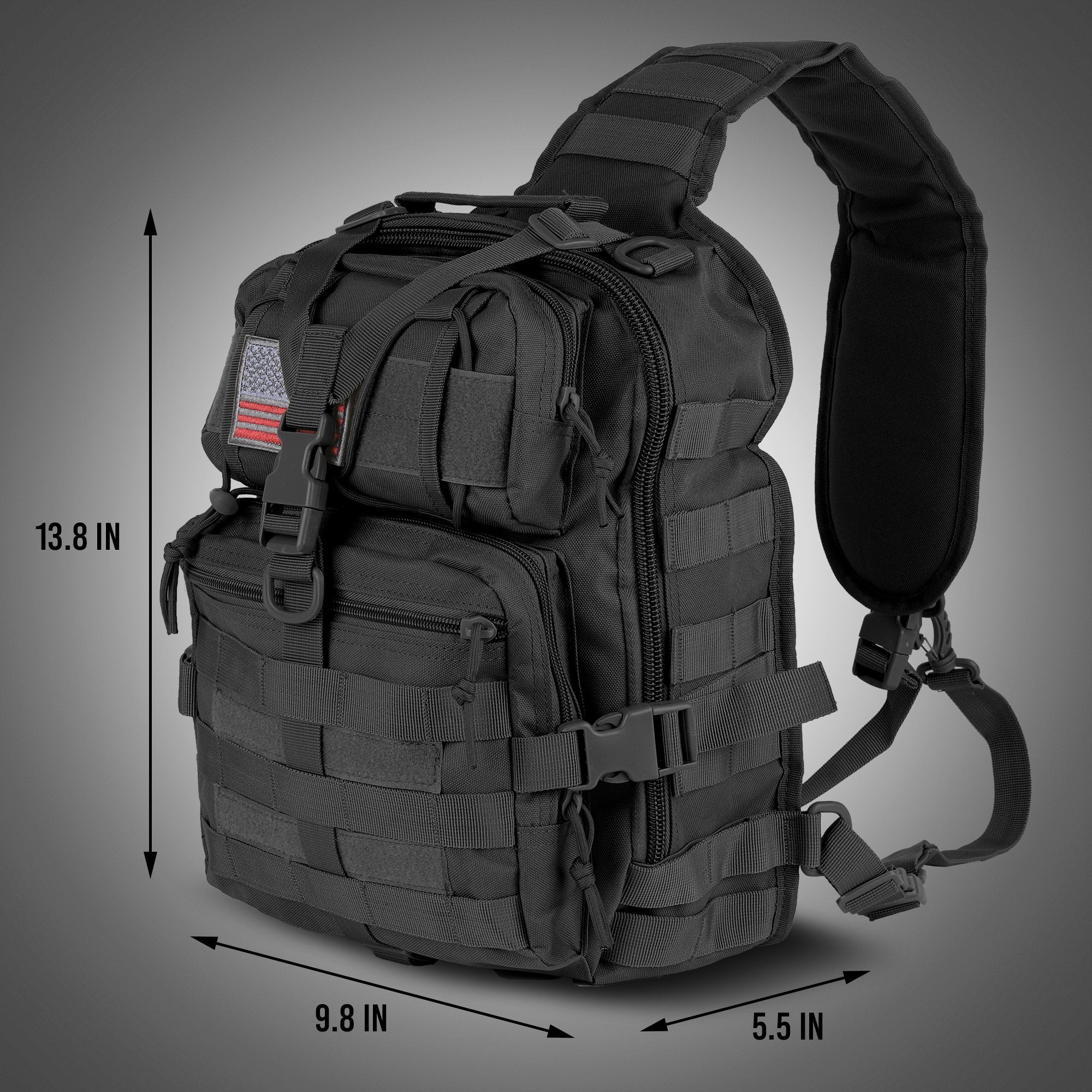 EDC Range Bag - Tactical Sling Bag Backpack (14 Liter)