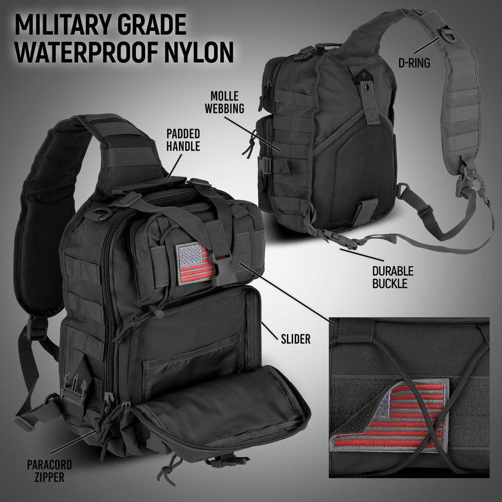 EDC Range Bag - Tactical Sling Bag Backpack (14 Liter)