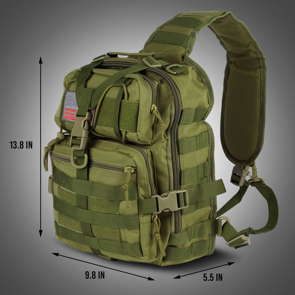 EDC Range Bag - Tactical Sling Bag Backpack (14 Liter)
