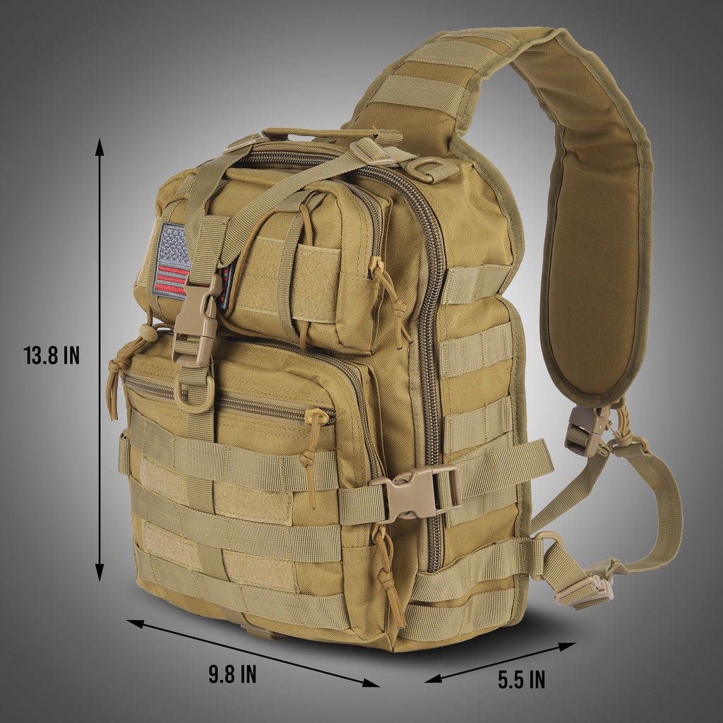 EDC Range Bag - Tactical Sling Bag Backpack (14 Liter)