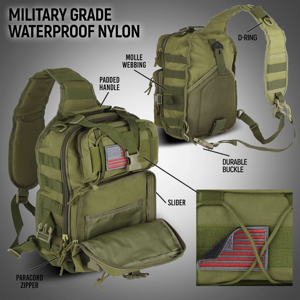 EDC Range Bag - Tactical Sling Bag Backpack (14 Liter)