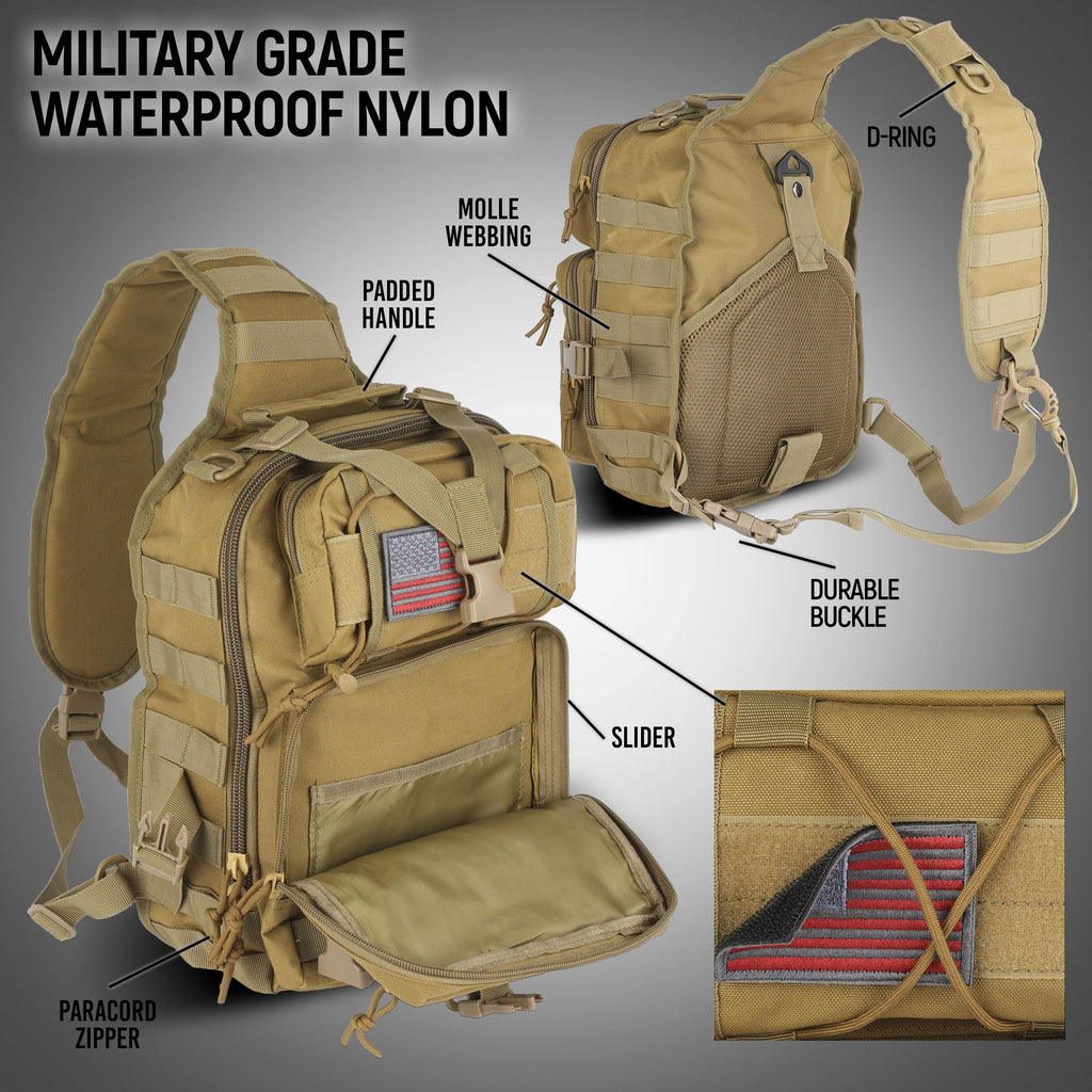 EDC Range Bag - Tactical Sling Bag Backpack (14 Liter)