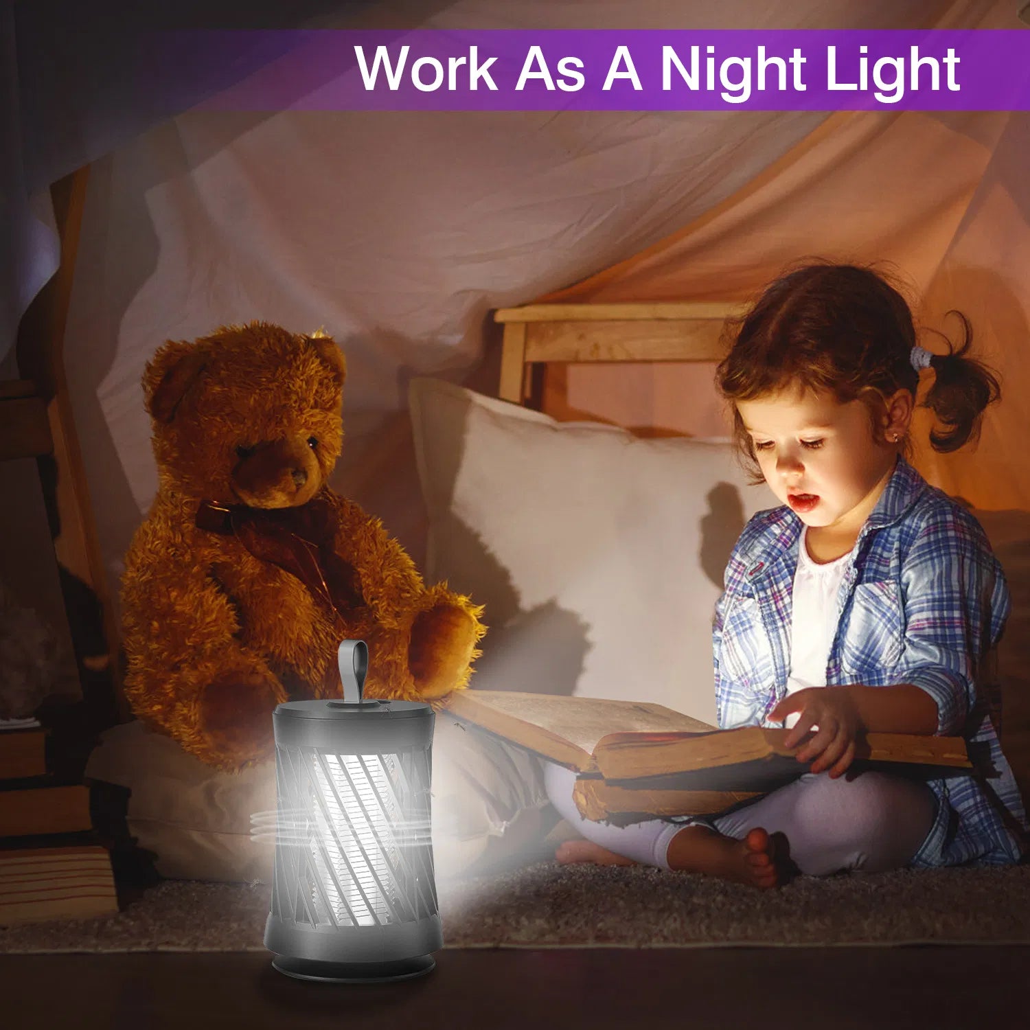 Rechargeable UV Mosquito Killer Lamp & Bug Zapper